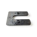 Glazelock GLZ04 1/4" Thick Shim 4" L x 3" W with7/8 Slot Interlocking Square Horsehoe Plastic Shims Black (400, 1/4 inch)-0